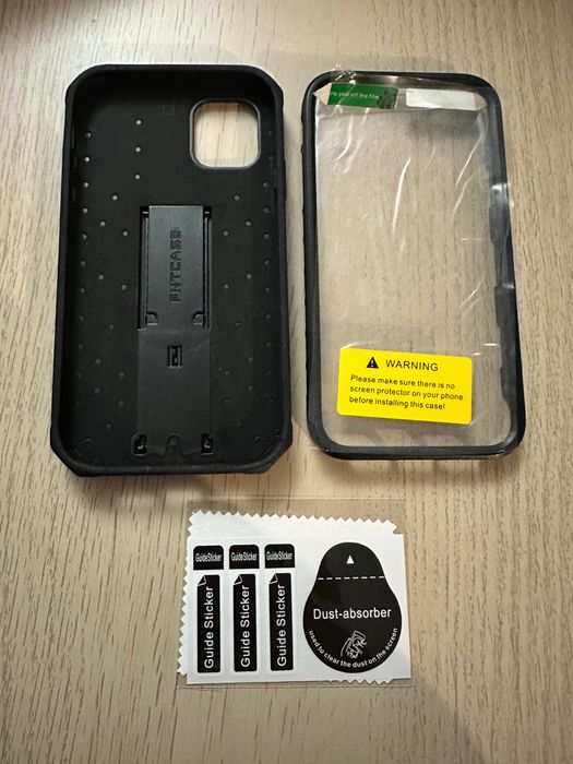Pancerne Etui Dexnor iPhone 11 Pro Max, Szybka, Obudowa z podstawką
