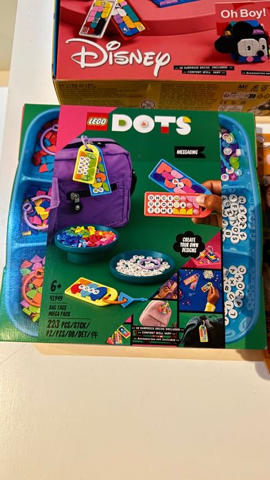 Kit várias caixas Lego dots