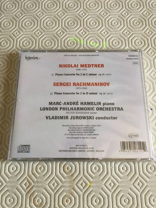 Cd novo Marc Andre Hamelin - Rachmaninov