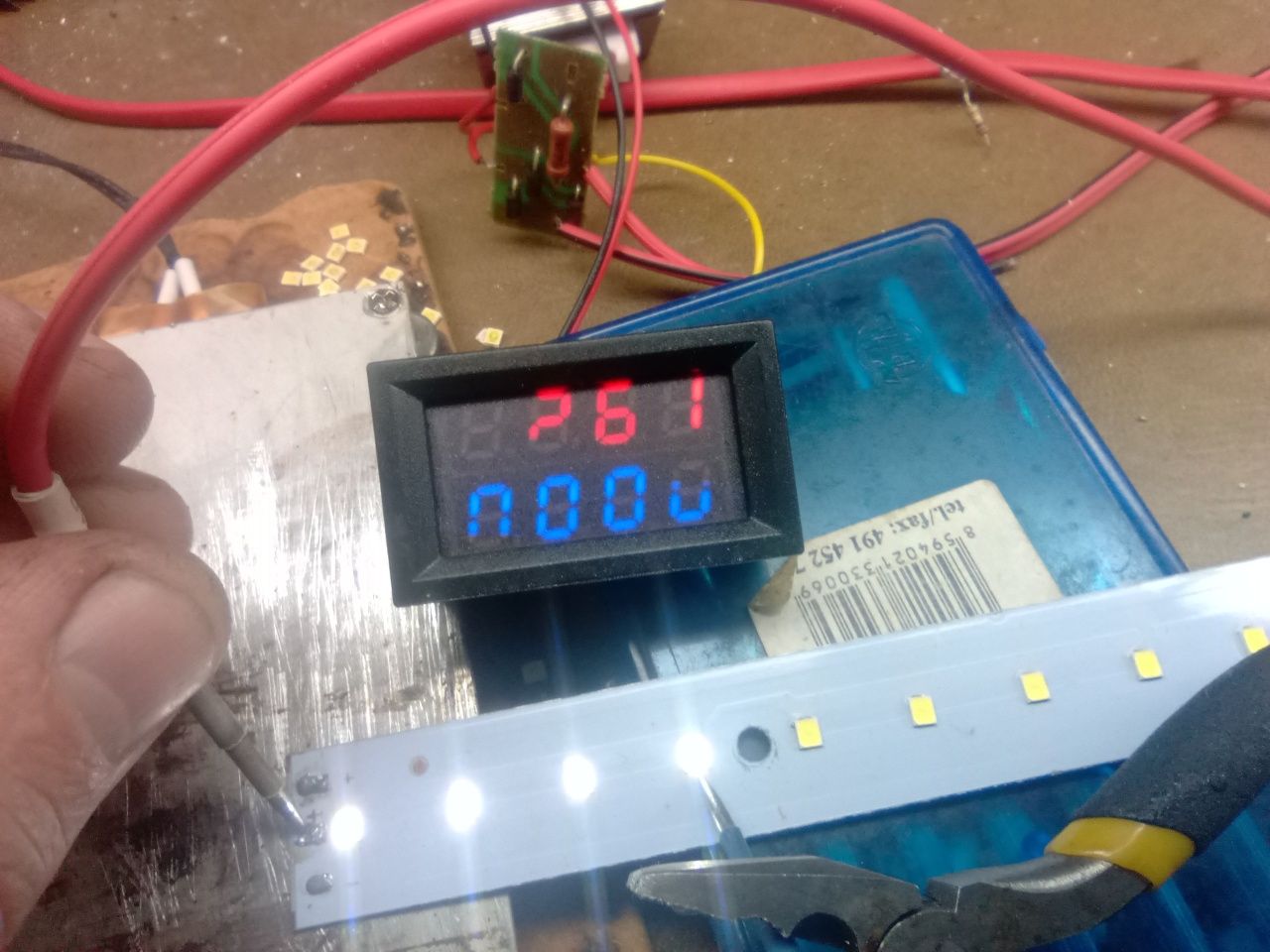 Світильники LeD  потолочний, під ремонт. Блок живлення, 12В питания
