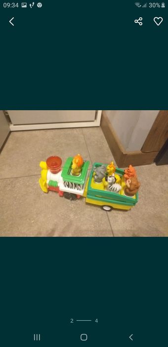 Zestaw zabawek dla malucha, Ciuchcia dla malucha, grające zwierzątka