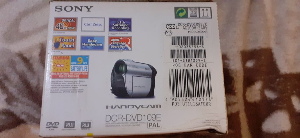 Відеокамера Sony DCR-DVD 109E