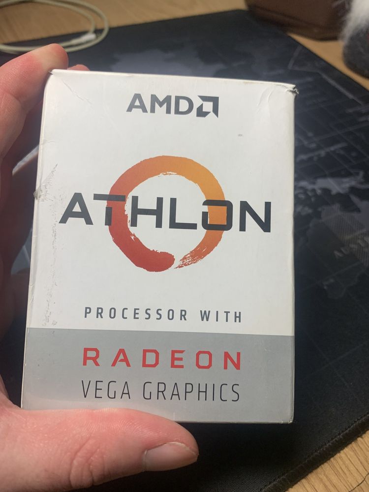 Процесор AMD Athlon 200GE BOX with Radeon VEGA Graphics