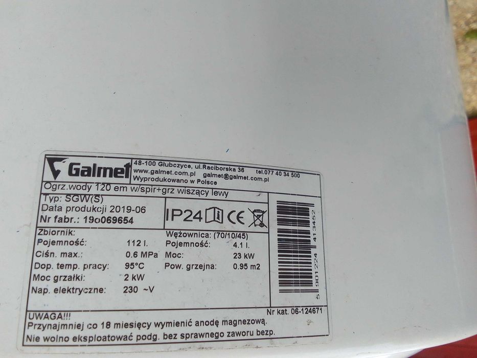 Sprzedaż pieca z podajnikiem na ekogroszek + bojler + kaloryfery