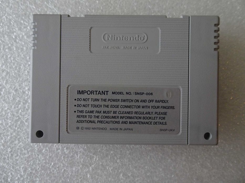 Jogo Super Nintendo SNES Jurassic Park