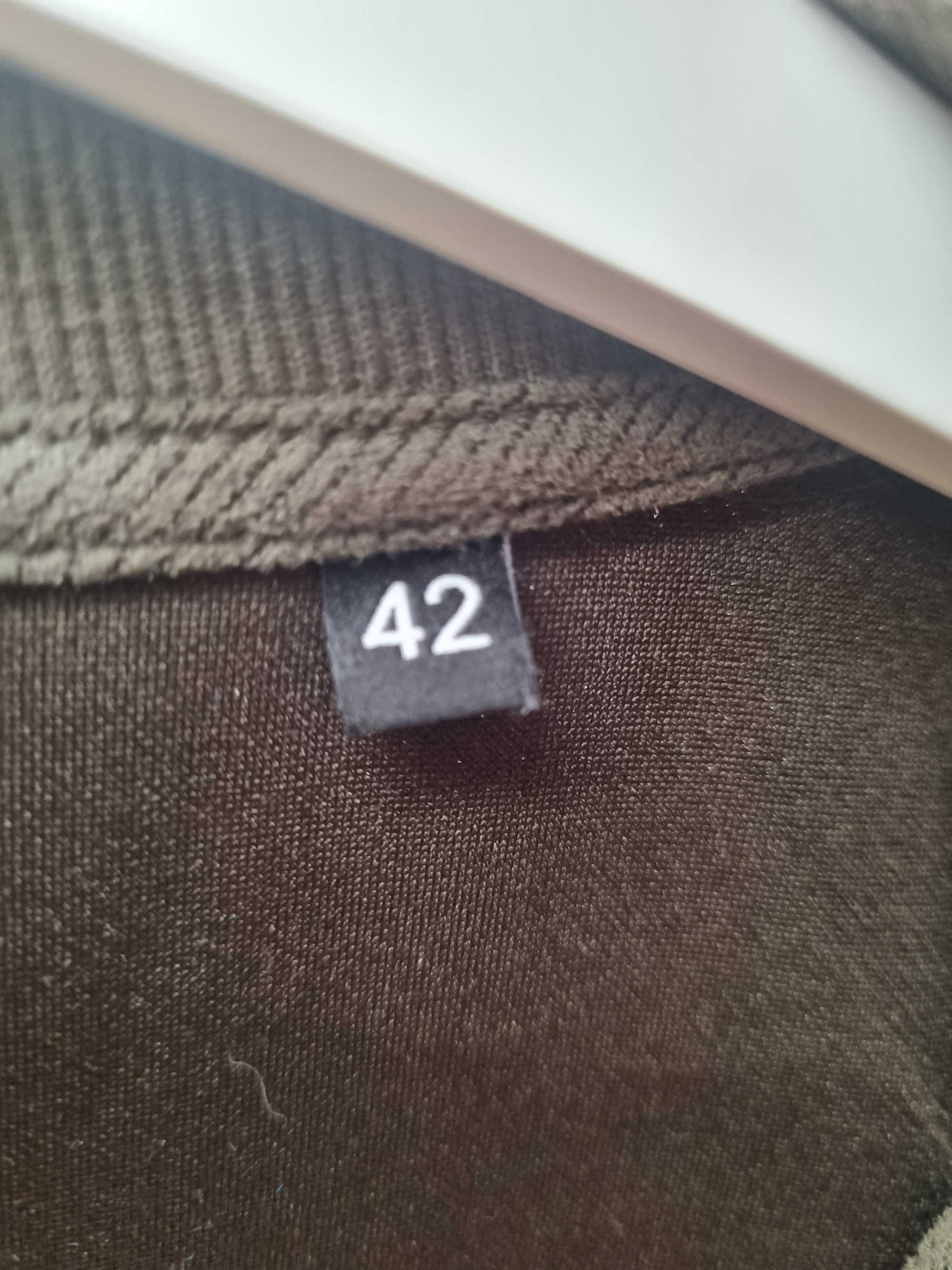 Komplet dres bluza i spodnie Monnari 42/XL  khaki idealny JAK NOWY