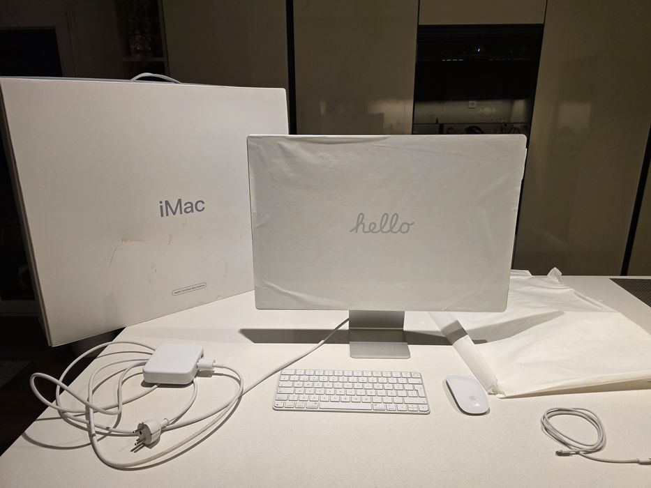 iMac M4 24" 16GB 256GB NOVO. Troca/retoma. Fatura, garantia, mouse key