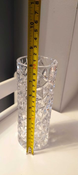 wazon na kwiaty grube szkło