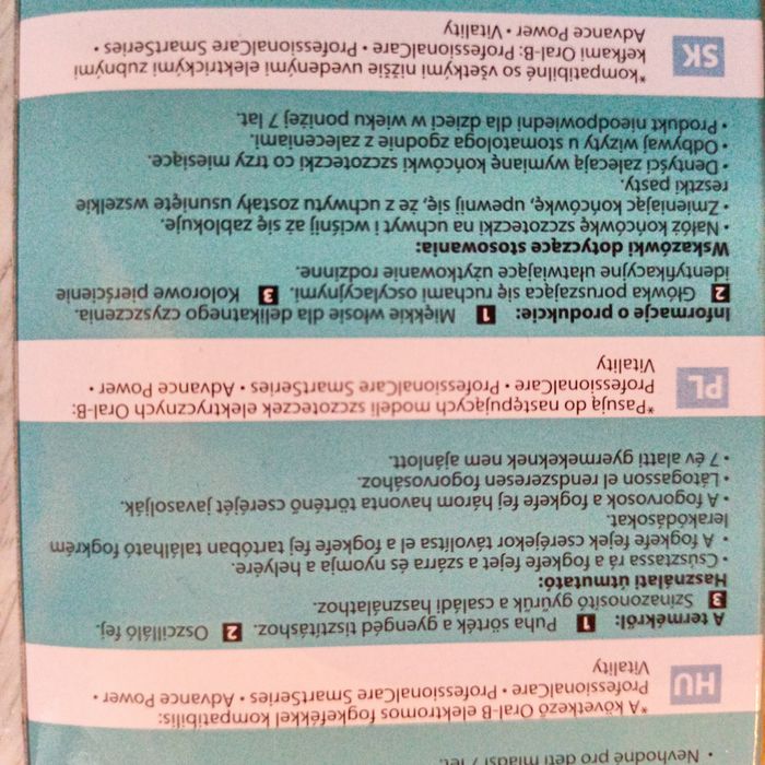 Końcówki do szczoteczek Oral-B