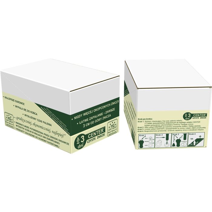 Wykrojniki na: tacki, 3 rozmiary kartonów, stand 3-poziomy.