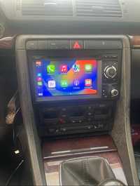 Rádio Android 12 com GPS Audi A4 B6 B7 (Novo)