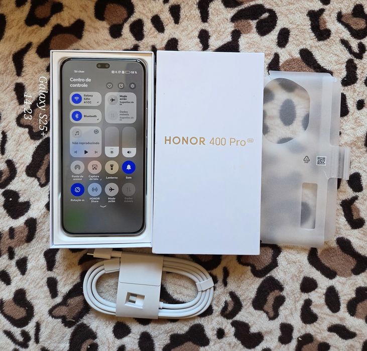 Honor 400 pro usado como novo 512Gb caixa e cabo de carregamento,