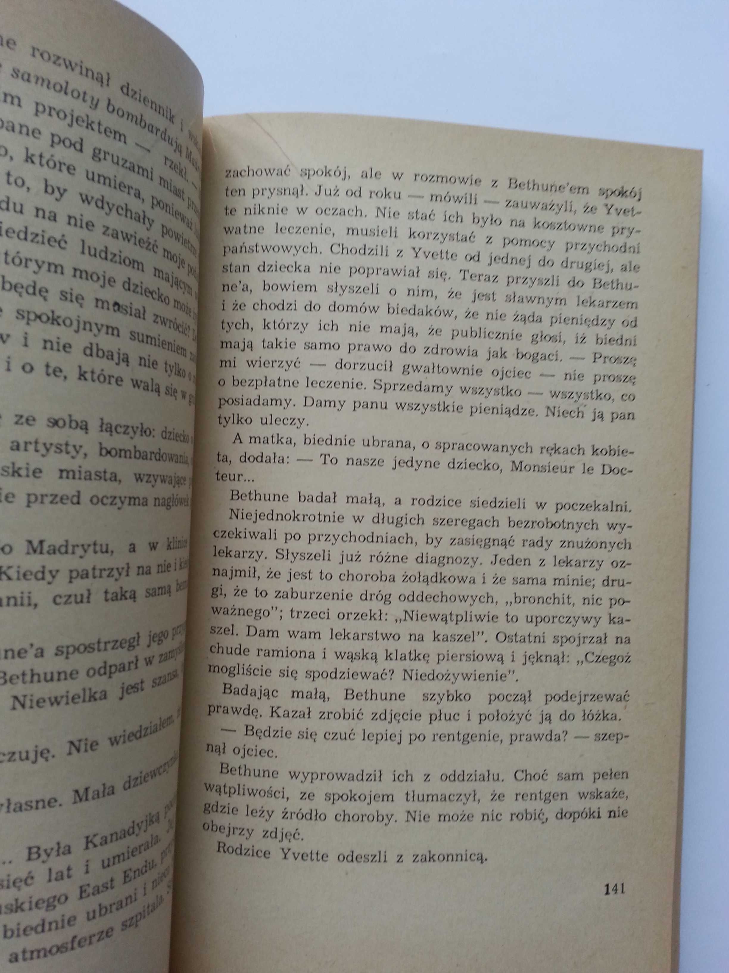 T.Allan S.Gordon Skalpel i miecz doktor Norman Bethune biografia I WŚ