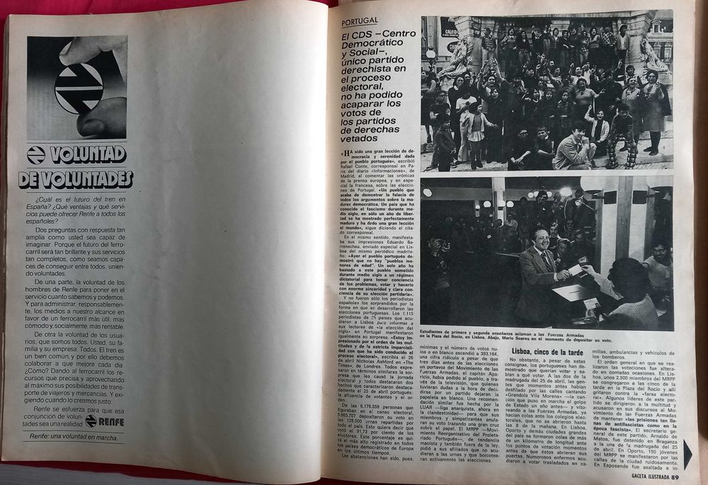 Paris-Match/Gaceta Ilus. PREC/Verão Quente/Oriana Fallaci-Mário Soares