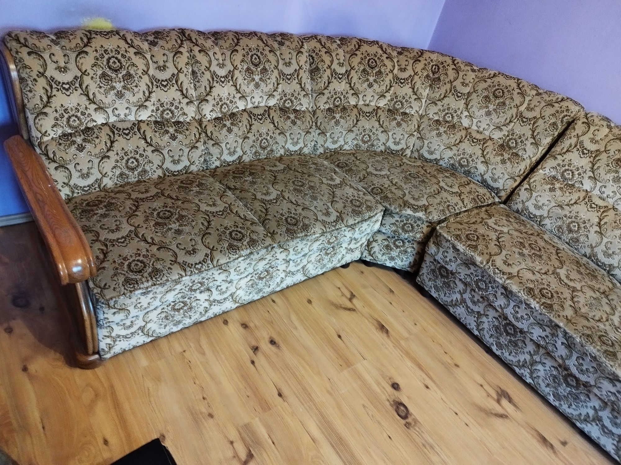 Meble dębowe kanapa,fotel, komoda,szafka
