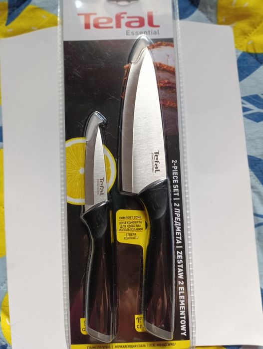 Zestaw 2 noży Tefal nowy!!!