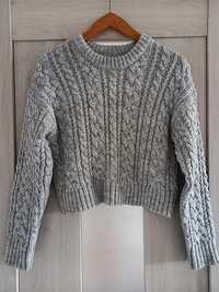 Sweter zara xs pleciony