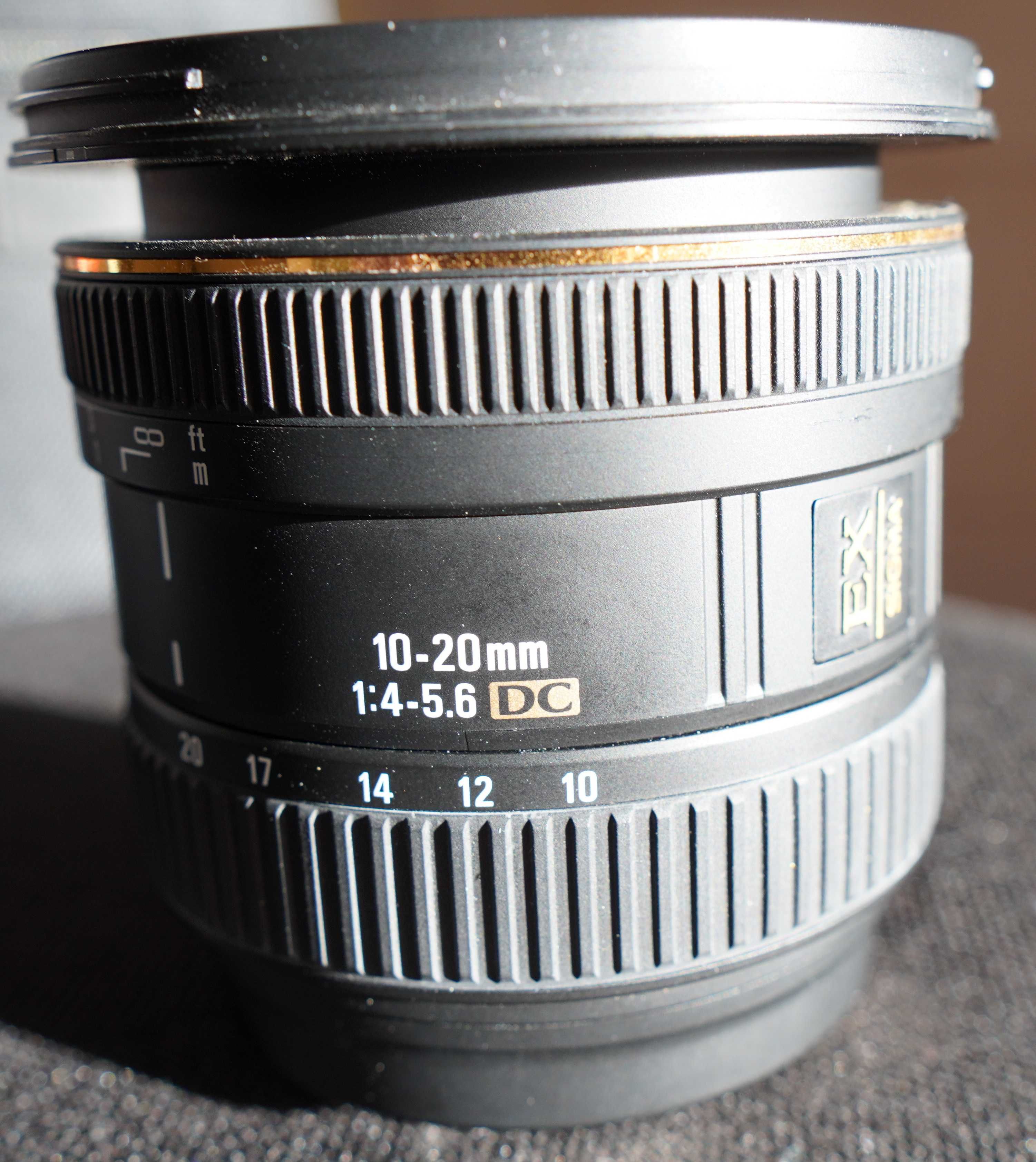 SUPER Obiektyw Sigma 10-20mm f/4-5.6 EX DC Sony A/Minolta - KOMPLET!!!