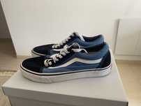 Ténis Vans Old Skool azul marinho branco