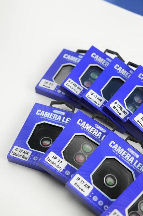 Захисне скло Camera METAL для iPhone 17 / 17 Pro / 17 Pro Max / Air