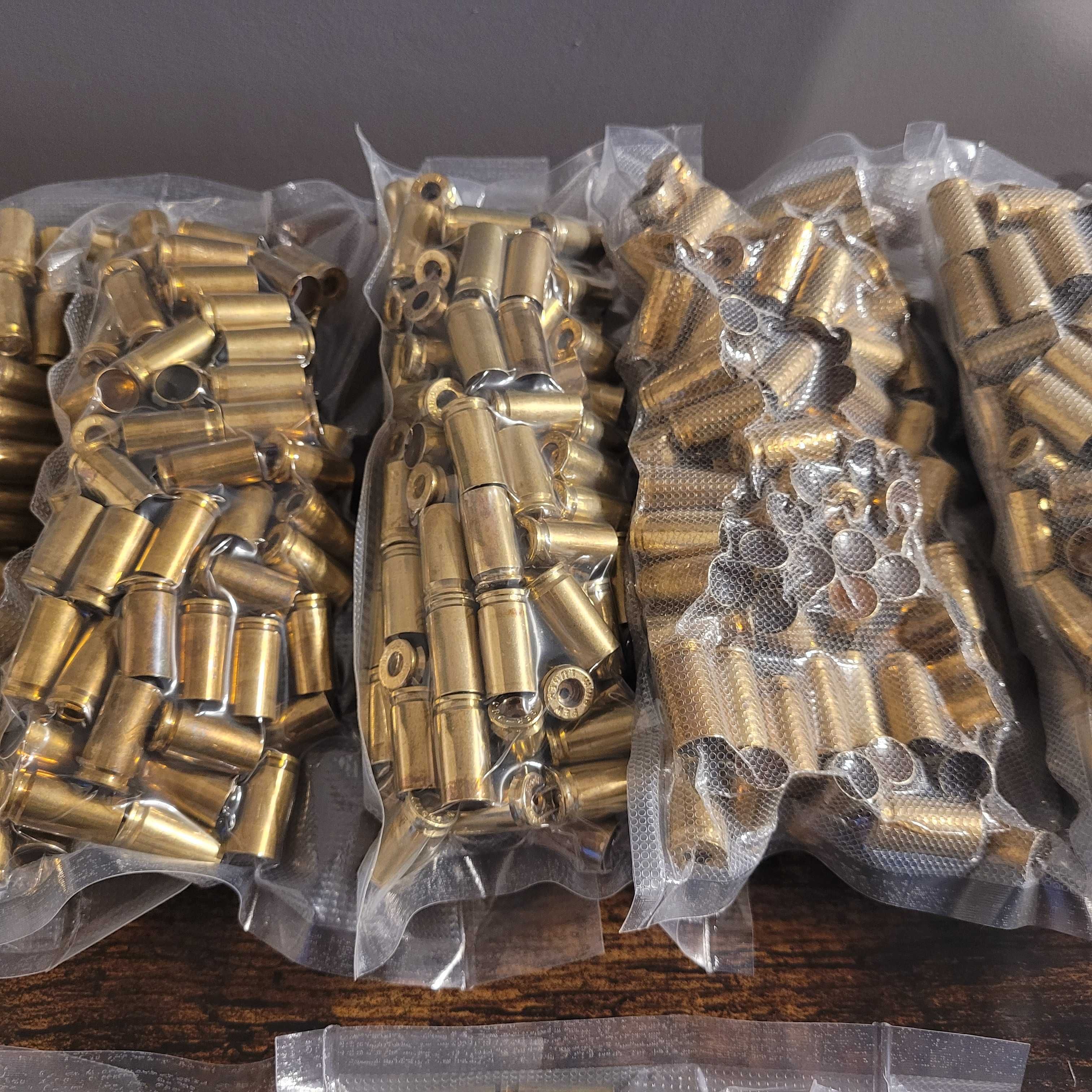 Łuski kal. 9mm Para Luger 9x19mm gotowe do elaboracji