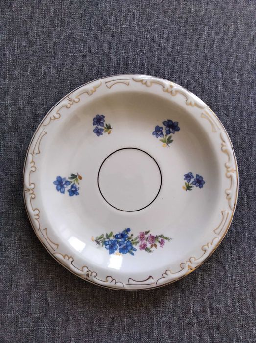 Фарфор завода "Дулево" 1954 год. Тарелка десертная. 1 сорт.