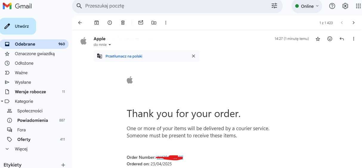 AirPods Pro 2 USB-C oryginalne nowe z gwarancją i potwierdzeniem