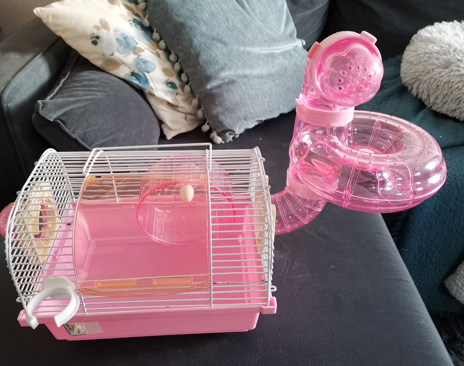 Gaiola de hamster como nova com acessórios