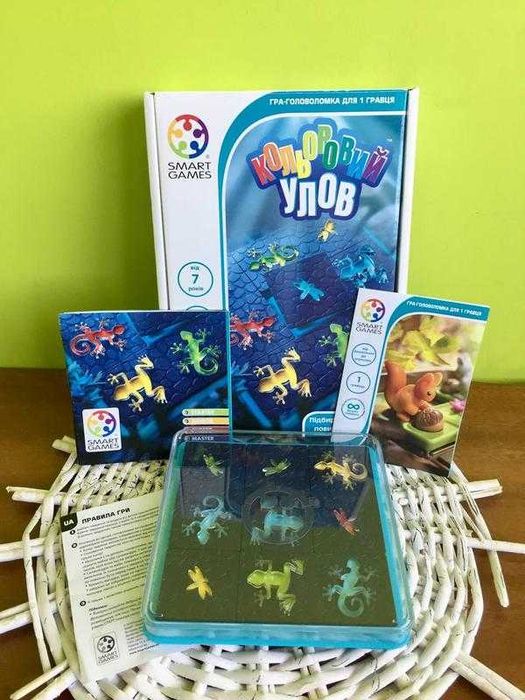 Smart games: Кольоровий улов/Djeco Лудо/ Килим Аладдіна/Вечірка кексів