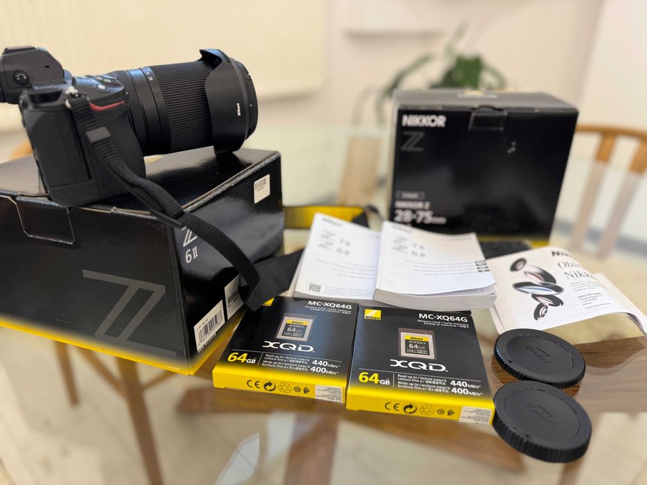 Nikon Z6II obiektyw Nikkor Z z kartą XQD 64GB - tylko 1700 zdjęć