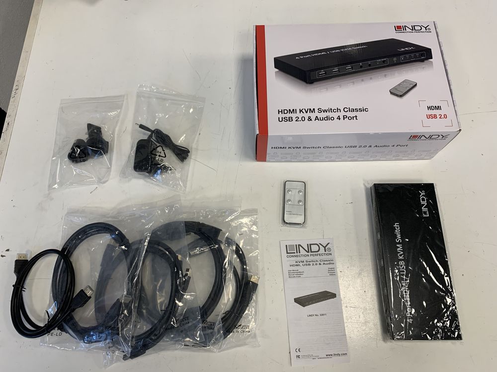 HDMI KVM Switch Classic - USB 2.0 & Audio 4 Port