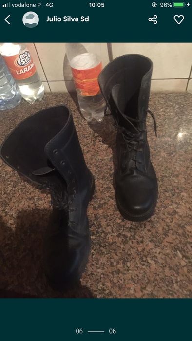 Botas bombeiro novas