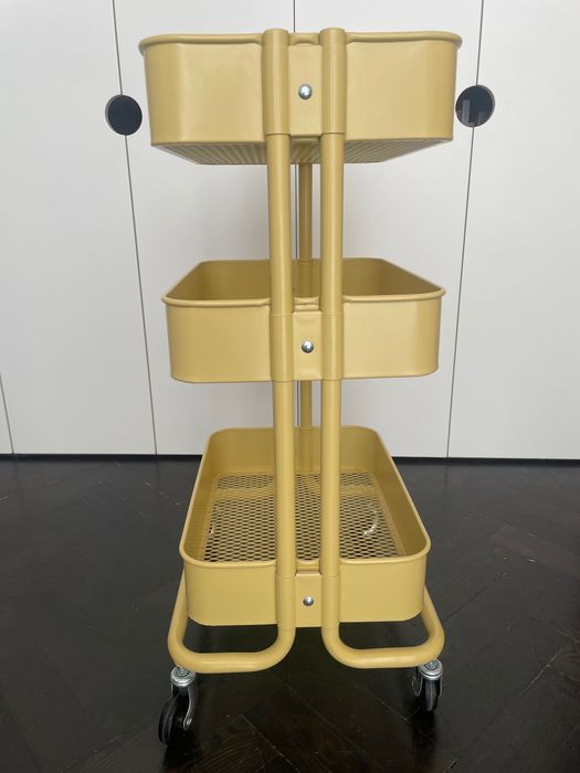 Ikea regał kosz na kółkach Raskog