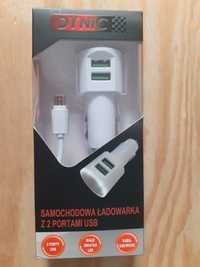 Samochodowa ładowarka z 2 portami USB nowa