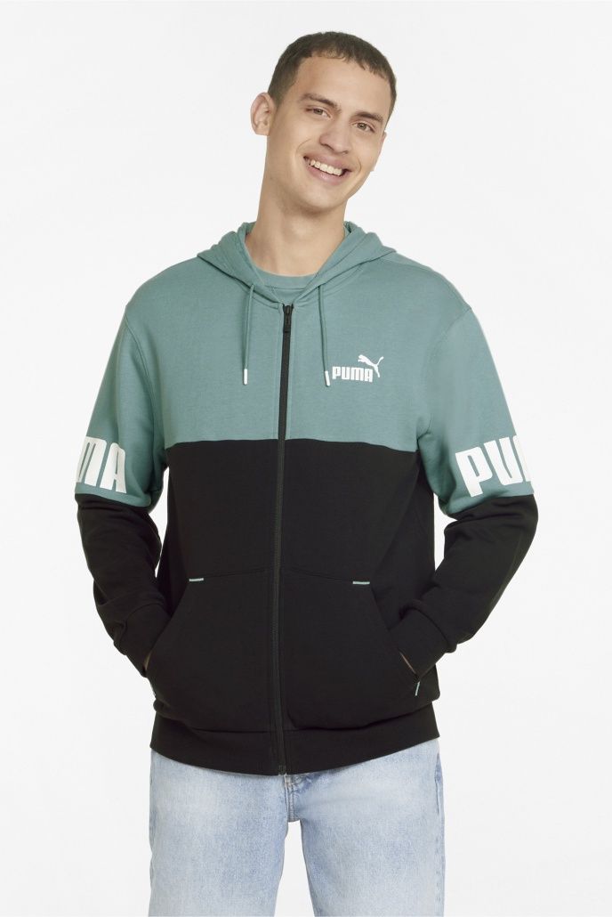 Кофта Puma Power Colorblock FZ Hoodie 847390 50 (S)