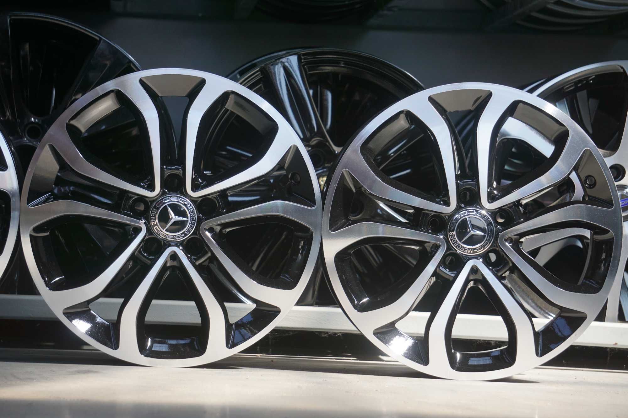 Alufelgi oryginał Mercedes W205 5x112 7Jx17 et48,5 cb66,6mm bikolor,