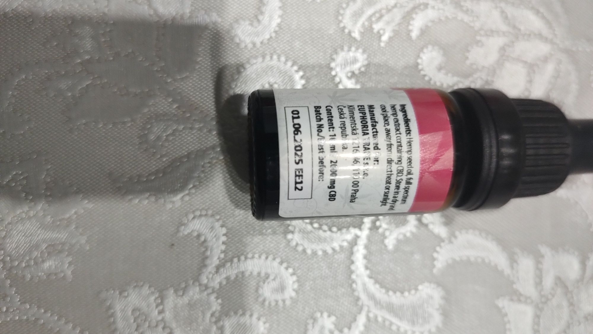 Olejek konopny CBD 20 %  10 ml  firmy EUPHORIA
