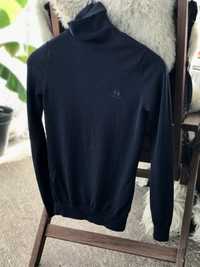 Granatowy golf Jean Paul merino Woolmark rozmiar S