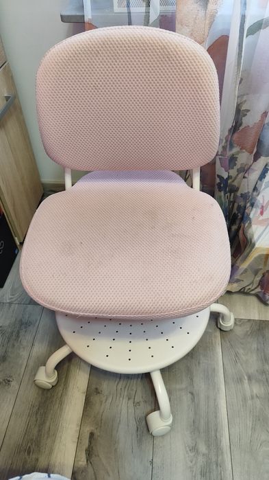 IKEA Krzesło obrotowe różowe dla dziewczynki