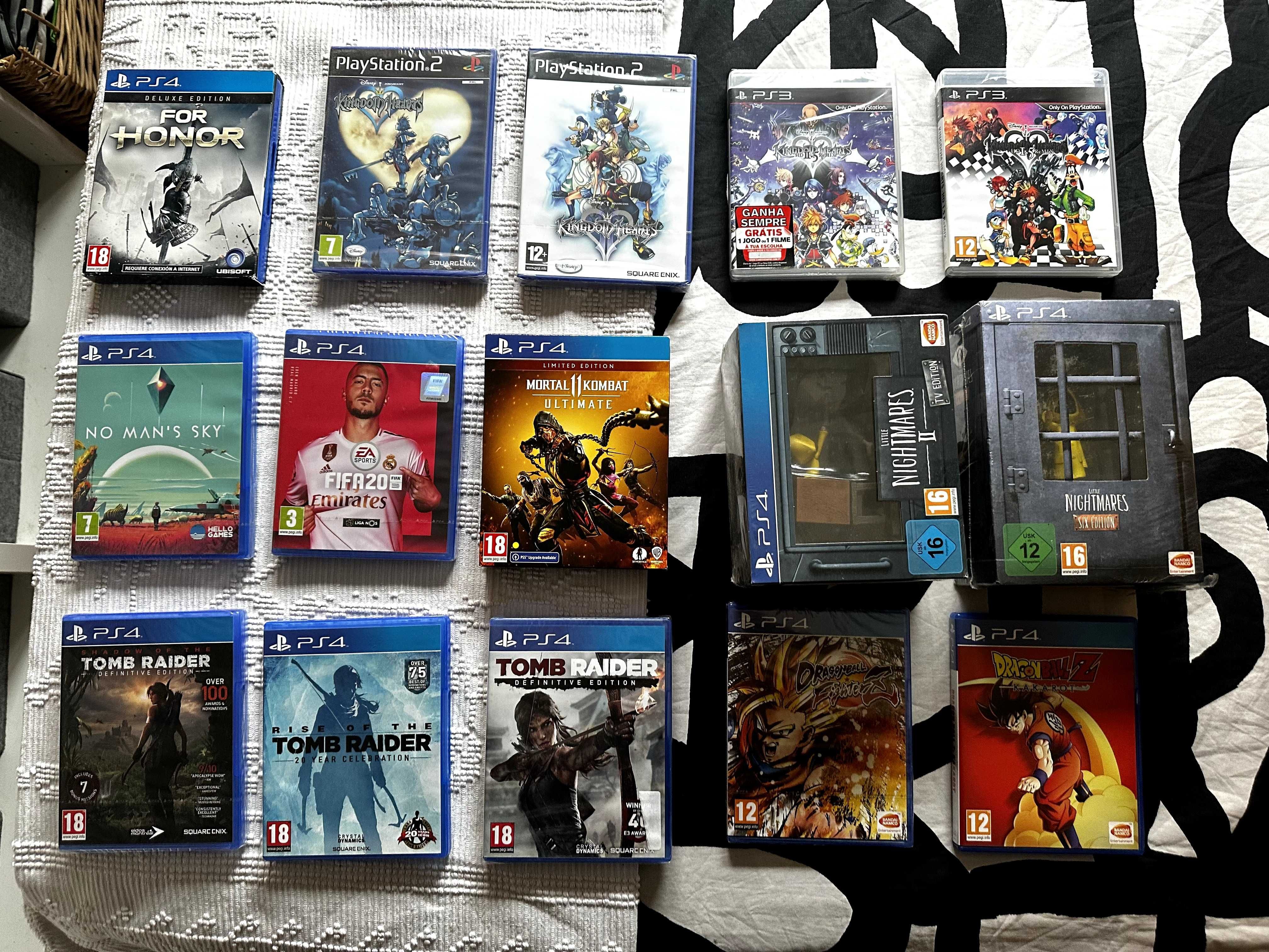 Jogos PS4, PS3 e PS2 novos e selados