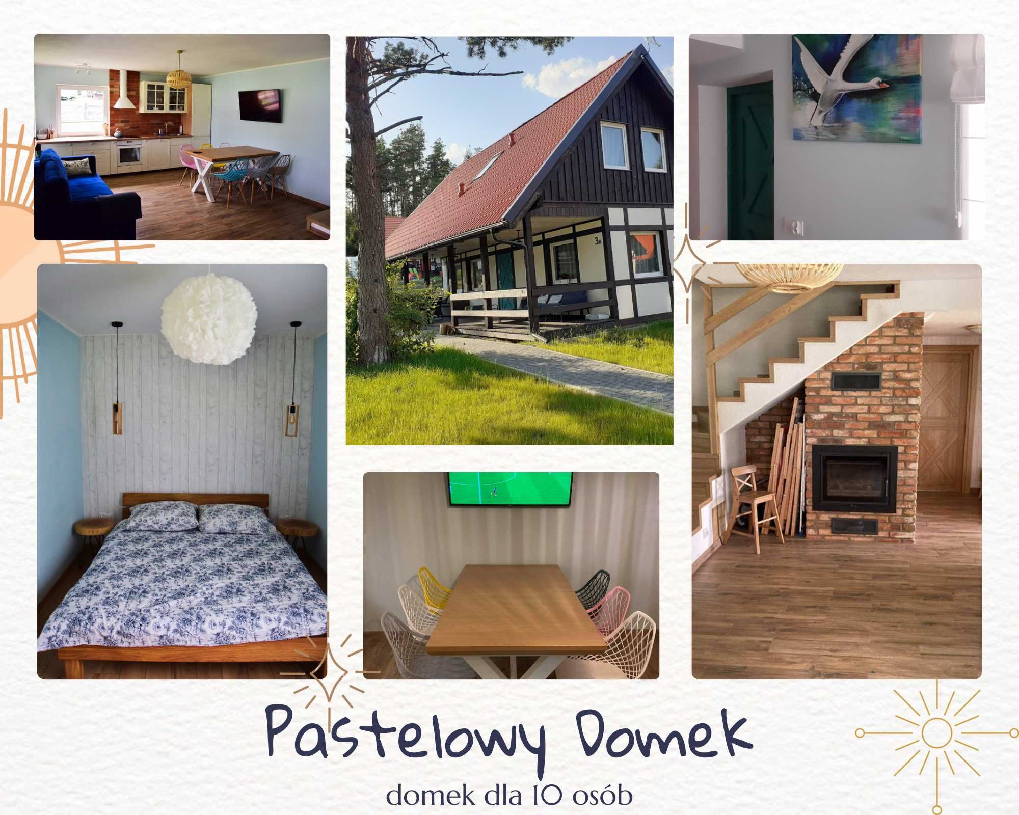 Domek na Kaszubach wolny 17-22 sierpnia dla 10 osób