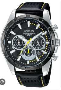 LORUS RT309BX9 Chronograph Męski pasek Skórzany VD53-048