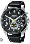 Zegarek LORUS RT309BX9 Chronograph Męski pasek Skórzany