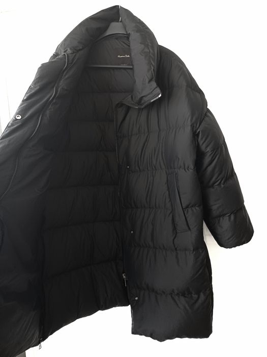 Massimo Dutti puchowy płaszcz puch pierze naturalne wypełnienie kurtka