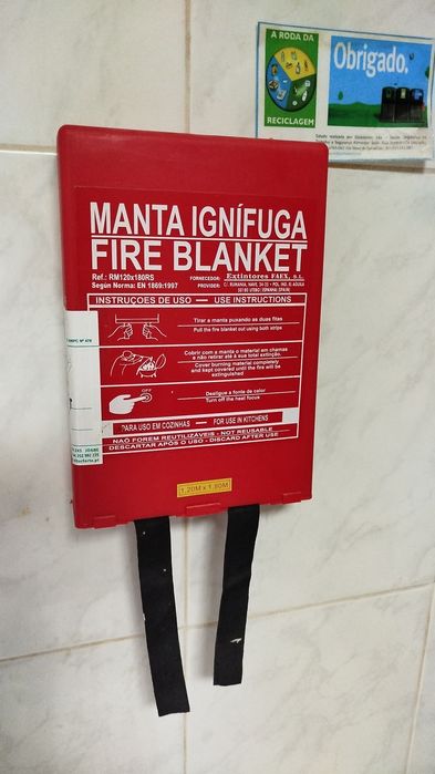 Extintores e Manta de fogo
