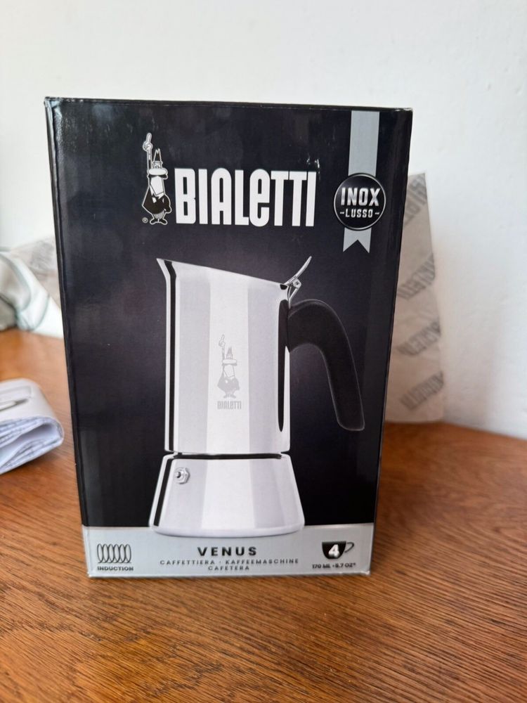 Гейзерна кавоварка Bialetti кофеварка  (4чашки - 170мл)