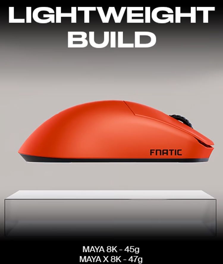 8000Hz Fnatic x Lamzu Maya и Maya X 8K Special Edition