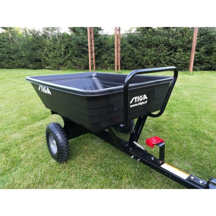 Przyczepka do traktora ogrodowego stiga combi do quad kosiarka