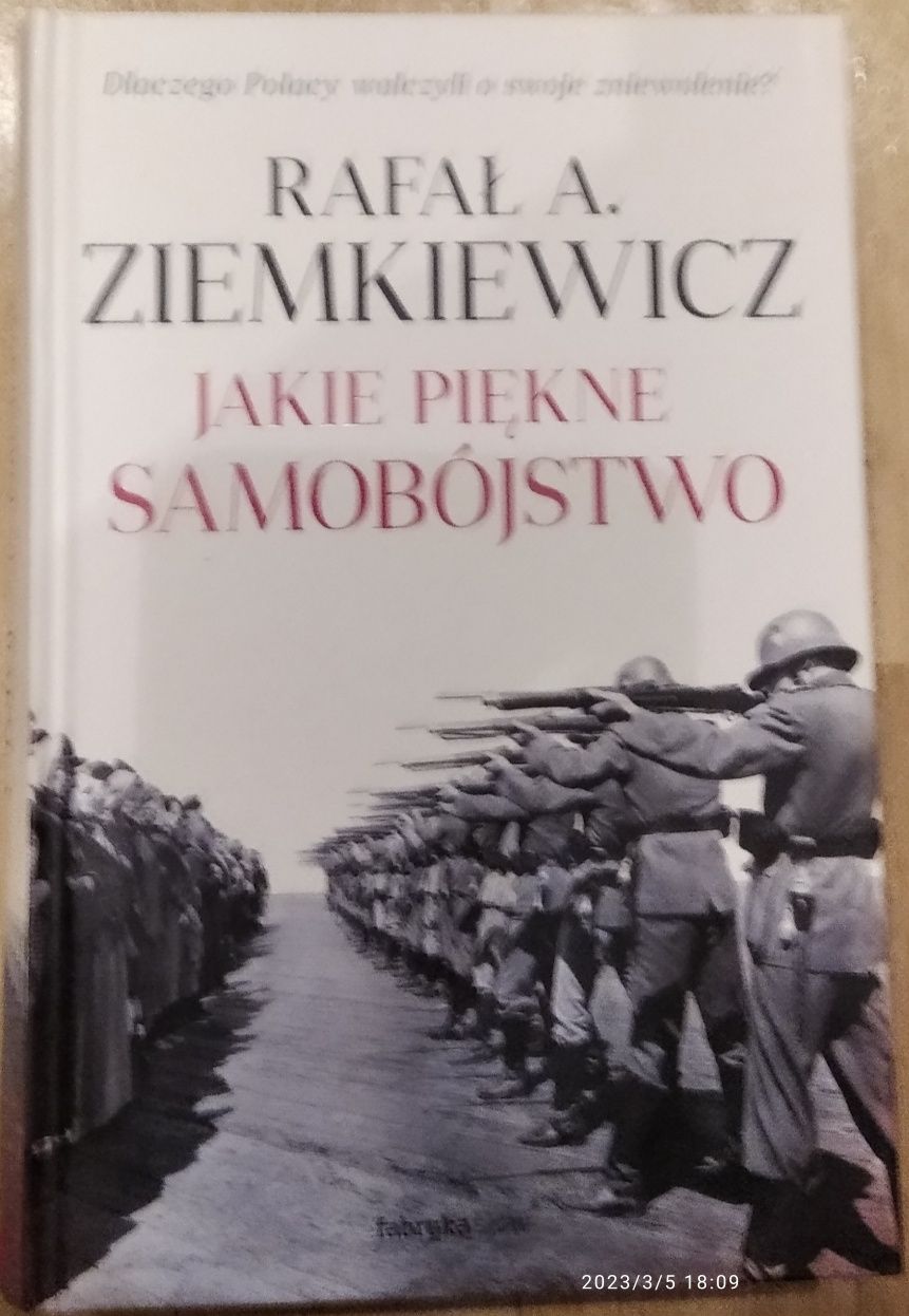 Jakie piękne samobójstwo Rafał Ziemkiewicz