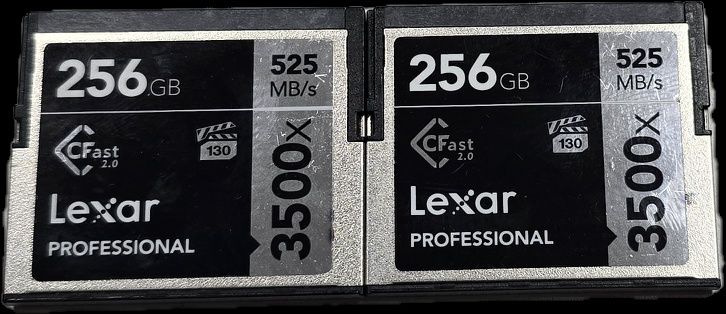 Karty pamięci firmy Lexar Professional 3500x CFast 2.0 256